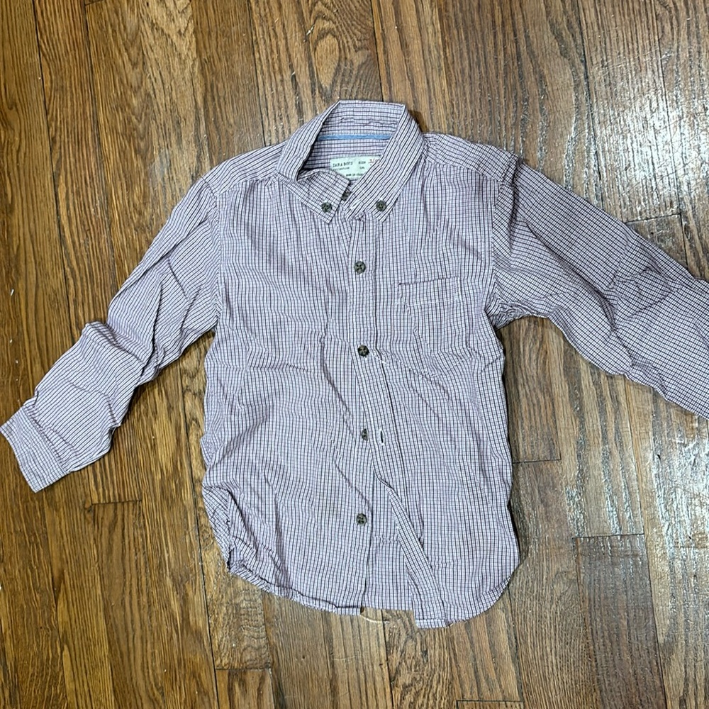 Zara size 3-4 button down shirt